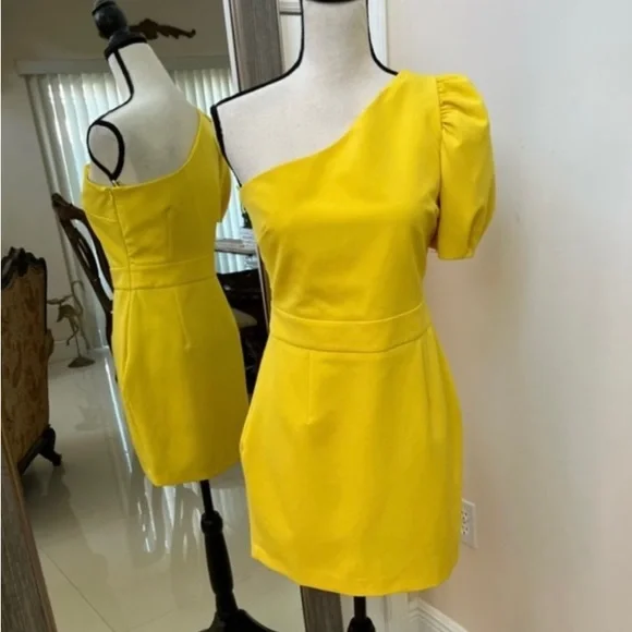 Zara Dresses Zara One Shoulder Dress Poshmark